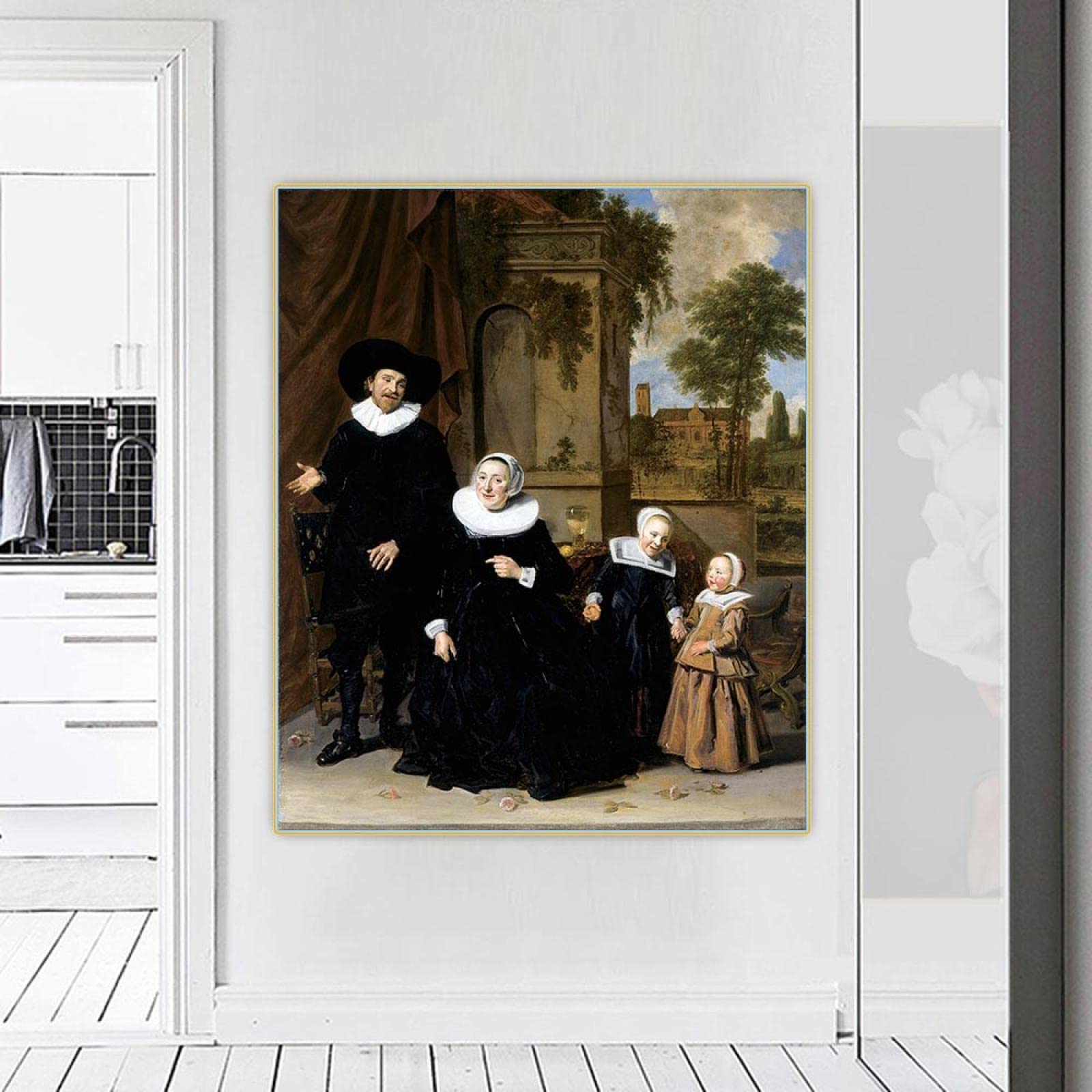 絵画油絵（大サイズ）フランスの修道院